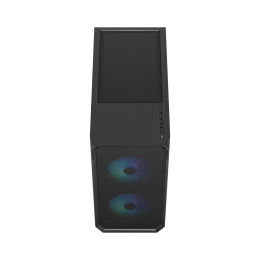 Корпус Case Fractal Design Focus 2 RGB, Midi-Tower, 2x140mm RGB, 2xUSB-A 3.2 ATX, mATX, mITX Black FD-C-FOC2A-03
