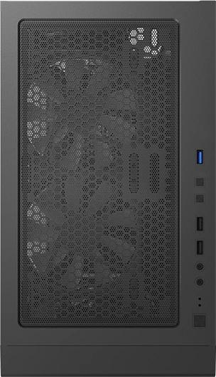 Корпус ATX MONTECH X3 Glass, Midi-Tower, без БП,  черный [x3 glass bl]