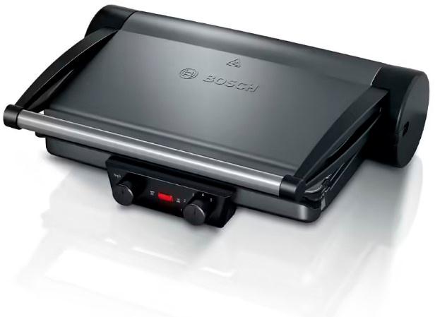Электрогриль Bosch TCG4215, серебристый и черный