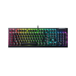 Клавиатура Razer BlackWidow V4 Green Switch механическая черный USB Multimedia for gamer LED RZ03-04700800-R3R1 кабель 2м