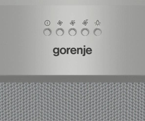 Вытяжка встраиваемая Gorenje BHI626E6X нержавеющая сталь управление: кнопочное (1 мотор)