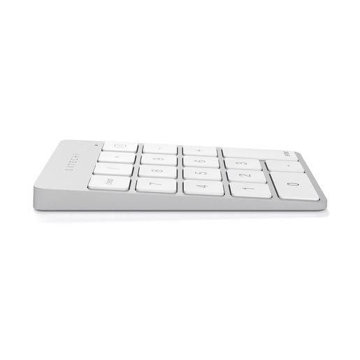 Беспроводной цифровой блок клавиатуры Satechi Aluminum Slim Keypad Numpad. Цвет серебристый.