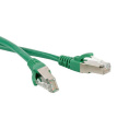 Патч-корд RJ45 F/UTP 5e Hyperline PC-LPM-STP-RJ45-RJ45-C5e-1.5M-LSZH-GN LSZH зеленый 1.5 метра