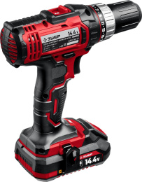 Дрель-шуруповерт Зубр ДШЛ-145-21, 2Ач,  с одним аккумулятором