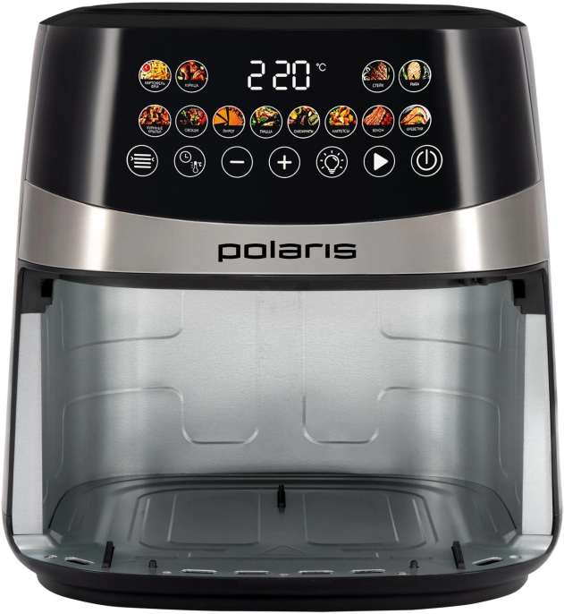 Аэрогриль Polaris PAF 8005W 7.5л 1800Вт черный 026987