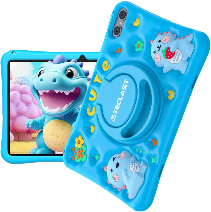 Планшет Teclast P30T Kids A523 1.8 8C RAM4Gb ROM64Gb 10.1" IPS 1280x800 Android 14 синий 5Mpix 2Mpix BT WiFi microSD 256Gb 6000mAh 10hr