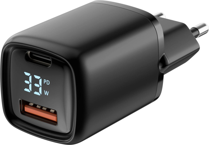Сетевое зарядное устройство Wiiix UNNK-4-2-24QCPD-FAST, USB-A, 15Вт, 2.4A, черный