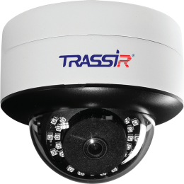 Видеокамера Trassir TR-D3121IR2 v6 B 3.6 уличная, с ИК-подсветкой, матрица 1/2.7" CMOS, разрешение 2Мп FullHD 1920×1080 @25fps, чувствительность: 0.005Лк F1.8 , режим день/ночь механический ИК-фильтр , объектив