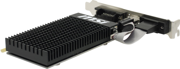 Видеокарта MSI NVIDIA GeForce GT 710 GT 710 2GD3H LP 2ГБ DDR3, Low Profile, Ret