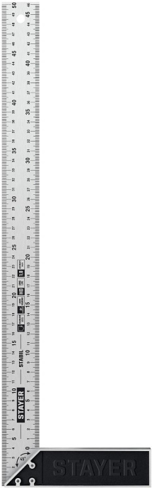 Угольник Stayer 3431-50 столярный дл.50см