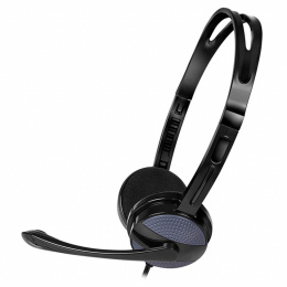 Наушники Sven AP-151MV Black SV-015312 20 Гц - 20 кГц, 105 дБ, разъем 3,5 мм 4 pin для подключения к ПК, регулятор уровня громкости на кабеле, регулируемое оголовье, шнур 1.2м