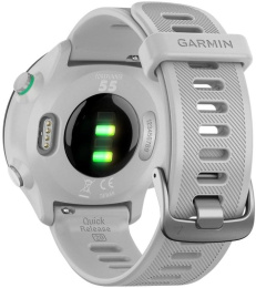 Смарт-часы Garmin Forerunner 55 1.04" LCD корп.белый рем.белый 010-02562-15