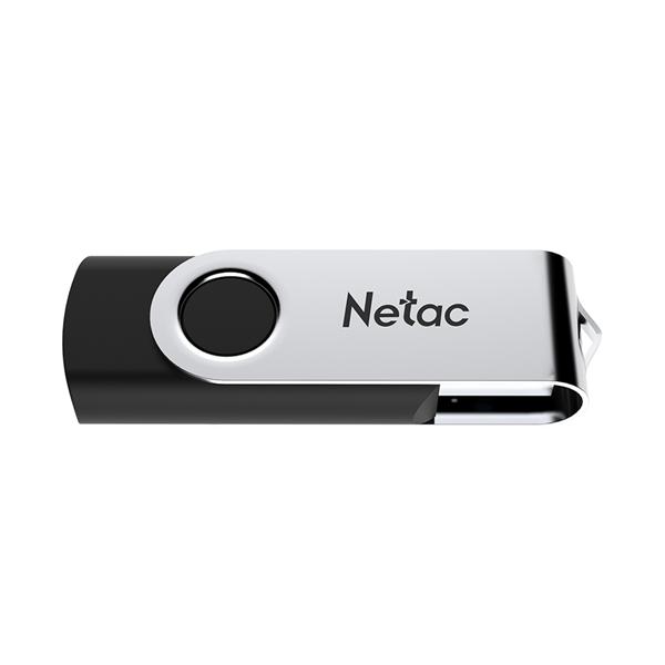 16GB USB 2.0 FlashDrive Netac U505 пластик+металл NT03U505N-016G-20BK