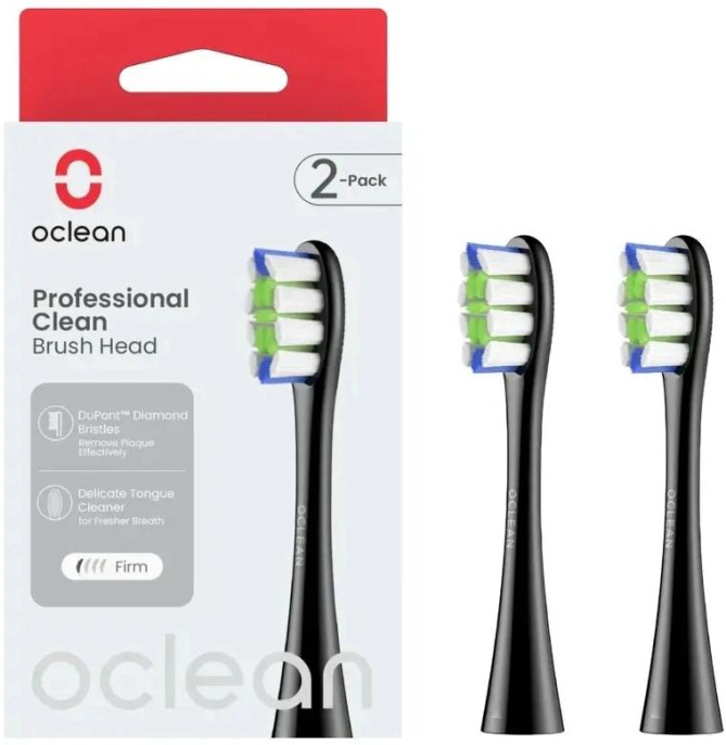 Насадка для зубных щеток Oclean P1C5 упак.:2шт черный