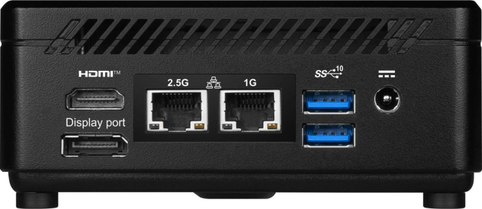 Персональный компьютер MSI Cubi 5 1M Core i5-1235U (1.3GHz), NoMemory, noHDD, noSSD, Intel Graphics, noDVD, WiFi, BT, 65W, no keyboard&mouse, noOS, 1y war-ty, Black