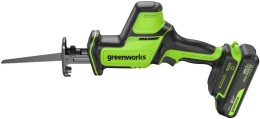 Сабельная пила Greenworks GPT-CRS-25 аккум. 1200507CUA