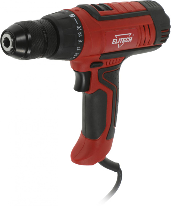 Шуруповерт Elitech ДШ 0110РЭ 100Вт патрон:быстрозажимной 179136