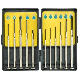 Набор отверток 11 предметов для прецизионных работ TOYA 64330