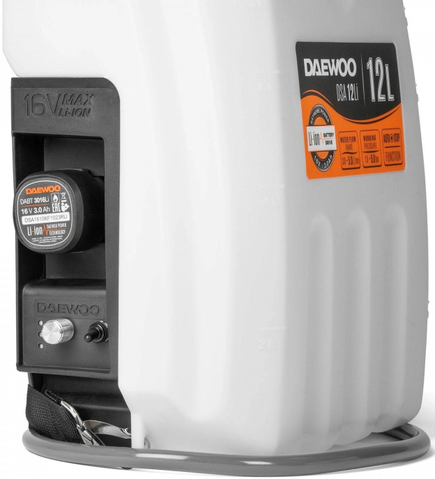 Опрыскиватель Daewoo DSA 12 Li Set аккум. ранц. 12л оранжевый/белый