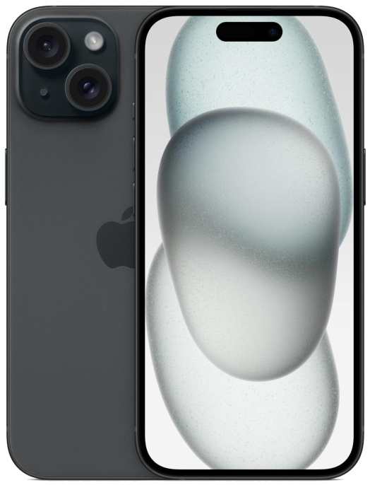 6.1" Смартфон Apple iPhone 15 128Gb, A3090, NFC, OLED, 60Гц, черный