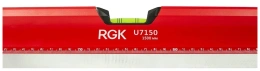 Уровень пузырьковый RGK U7150 150см, магнитный, глазков: 3шт