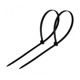 Proconnect 57-0201 Стяжка кабельная нейлоновая 200x3,6мм, черная 100 шт/уп
