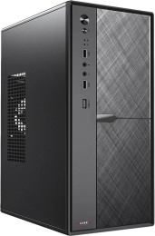 Корпус mATX Accord ACC-1603, Mini-Tower, без БП,  черный