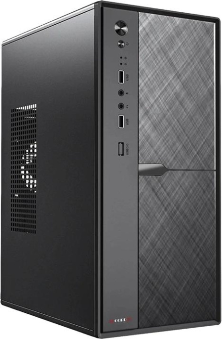 Корпус mATX Accord ACC-1603, Mini-Tower, без БП,  черный
