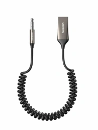 Автомобильный Bluetooth 6.0 адаптер UGREEN BT521 85428 Car Bluetooth 6.0 Receiver Audio Adapter. Цвет: серый 85428_