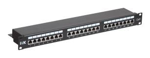 Патч-панель 19" 24 порта RJ-45 FTP 6 ITK PP24-1UC6S-D05 экранированная