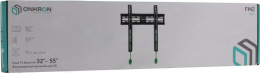 Кронштейн для телевизора ONKRON FM2, 32-65", настенный, фиксированный,  черный