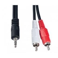 PERFEO Кабель Jack 3.5 мм вилка - 2xRCA вилка, длина 2 м. J2003
