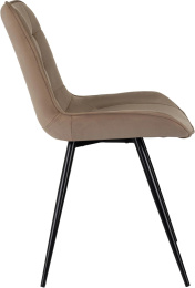 Стул для дома Бюрократ CH-K2 св.коричневый Holland 65 металл черный на ножках CH-K2_1/HL65