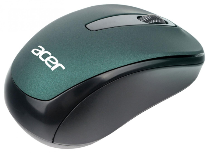 Мышь Acer OMR135 зеленый оптическая 1000dpi беспров. USB для ноутбука 3but (ZL.MCEEE.01I)