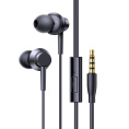 Наушники Baseus A00164200113-Z1 Encok HZ11 3.5 проводные, длина провода 1,2 м, микрофон высокой четкости,проводные Cluster Black