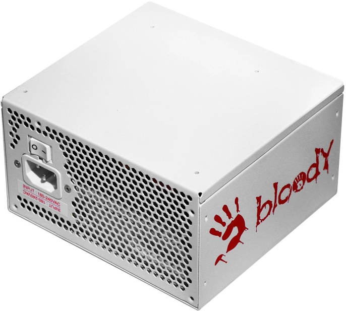 Блок питания BLOODY BD-PS750G, 750Вт, 80 PLUS GOLD, 120мм, белый, retail [bd-ps750g-mw]