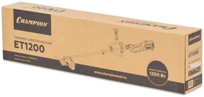 Триммер электрический CHAMPION ET1200,  230В