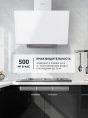 Вытяжка каминная Simfer SM61W1 белый управление: кнопочное 1 мотор (27295630)