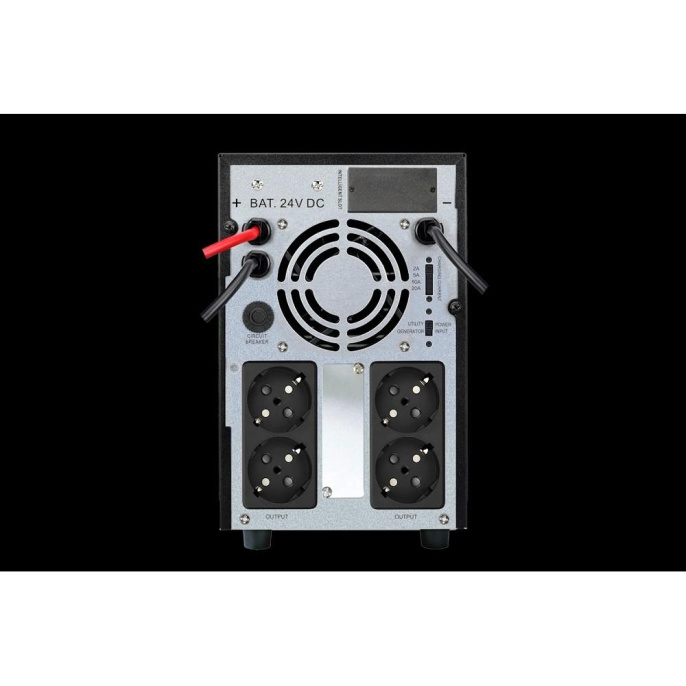 ИБП STARK SC 2000 LI {2000ВА/1200Вт, Line-Interactive, на пол, 140-300В, 4хЕВРО, Чистый синус, SNMP, AS400, БЕЗ АКБ - внеш 2x 9-400Ач} {Б0009242}