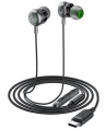 Проводные наушники ACEFAST L5 USB-C In-Ear Wired Earphones With Mic - Black AF-L5-BK