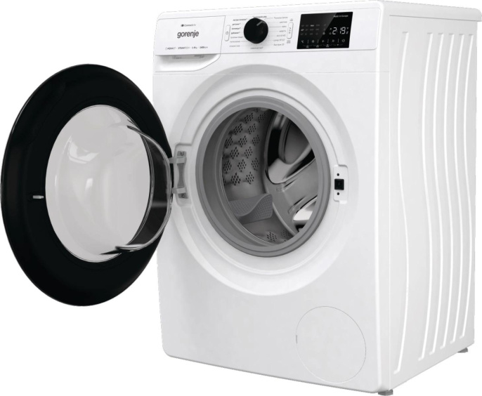 Стиральная машина Gorenje WPNEI94A1SWIFI/C, с фронтальной загрузкой, 9кг, 1400об/мин, с паром, инверторная