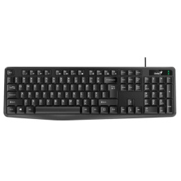 Клавиатура Genius KB-117, USB, мембранная, черный [31310016402]