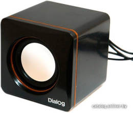 Акустическая система Dialog AC-04UP BLACK-ORANGE 2.0, 6W RMS