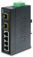 коммутатор/ PLANET IP30 Industrial 4-Port 10/100/1000T + 2-Port 100/1000X SFP Gigabit Switch -40 to 75 degree C (IGS-620TF)
