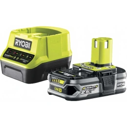 Набор Ryobi ONE+ RC18120-125 5133003359 аккумулятор (18 В; 2.5 А*ч; Li-Ion) и зарядное устройство RC18120