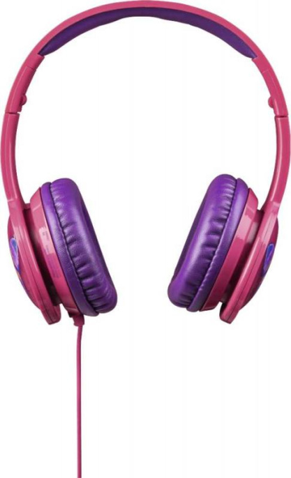Наушники мониторные Hama Blink`n Kids 1.2м розовый проводные оголовье 00135664