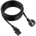 GEMBIRD Кабель питания Cablexpert PC-186, 1.8м, Schuko- C13, 6А, черный, с заземлением