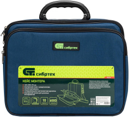 Сумка для инструментов Сибртех 90236 8л 2отд. 10карм. синий/черный