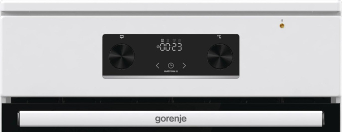 Электрическая плита Gorenje GEIT5C60WPG, стеклокерамика, электрическая, без крышки, белый