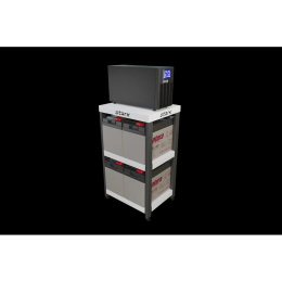 ИБП STARK SC 2000 LI {2000ВА/1200Вт, Line-Interactive, на пол, 140-300В, 4хЕВРО, Чистый синус, SNMP, AS400, БЕЗ АКБ - внеш 2x 9-400Ач} {Б0009242}